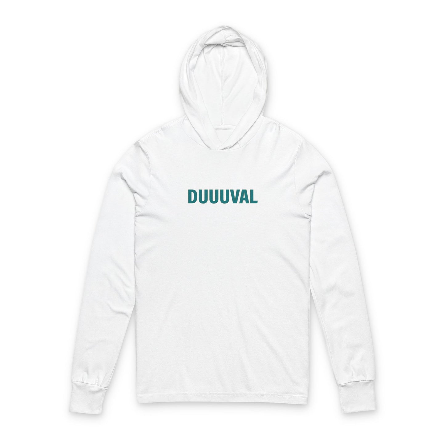 DUUUVAL Hooded Long-Sleeve Tee — Jacksonville Fan Pullover