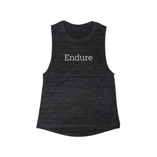 Endure Women’s Flowy Scoop Muscle Tank — Lightweight Casual Graphic Tank Top