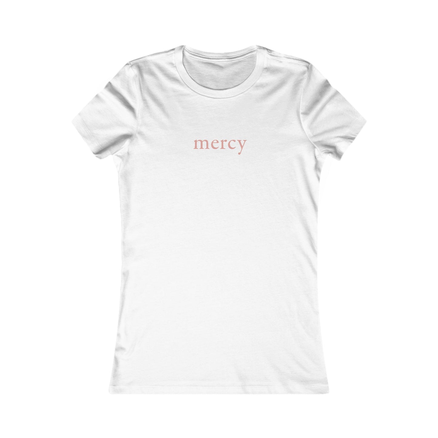 "mercy" Women's Tee — Inspirational Graphic T-Shirt