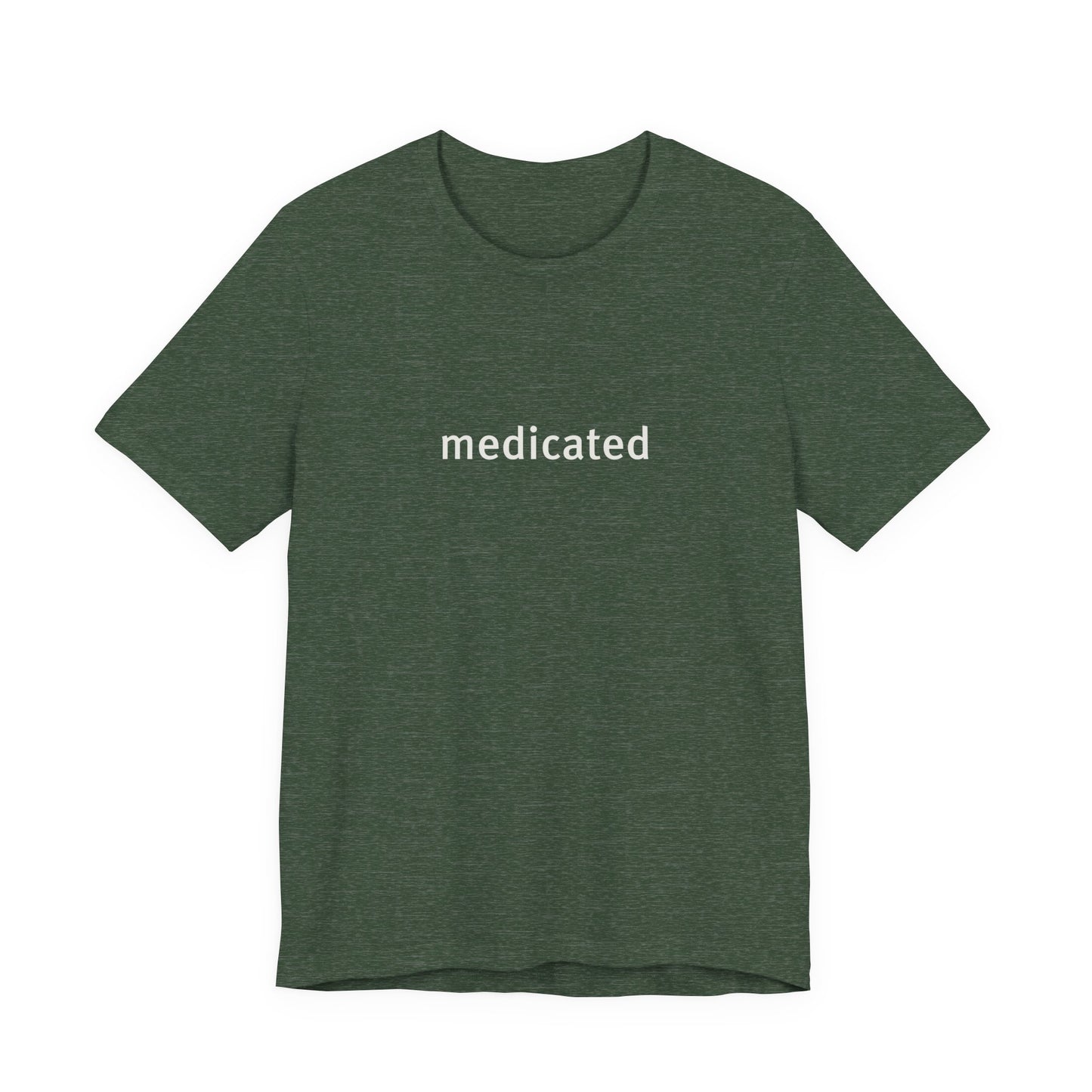 Neurospicy Collection T-Shirt — 'medicated' Graphic Tee