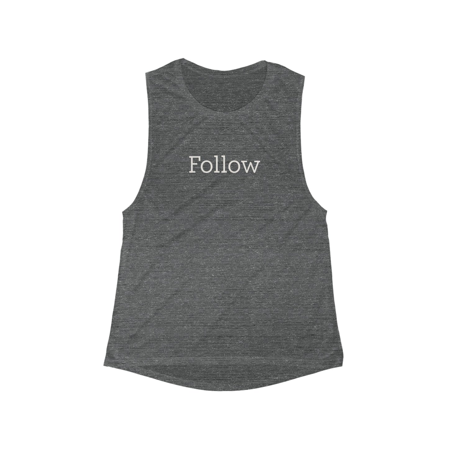 Follow Women’s Flowy Scoop Muscle Tank — Lightweight Casual Graphic Tank Top