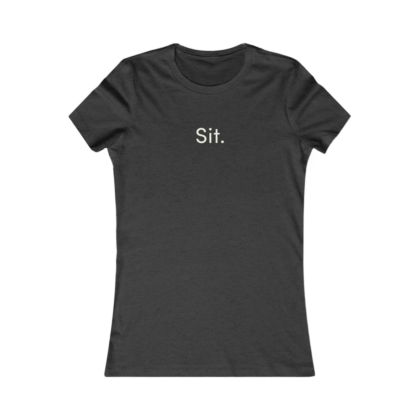 Dog Companion Energy Women's Tee — 'Sit' Graphic
