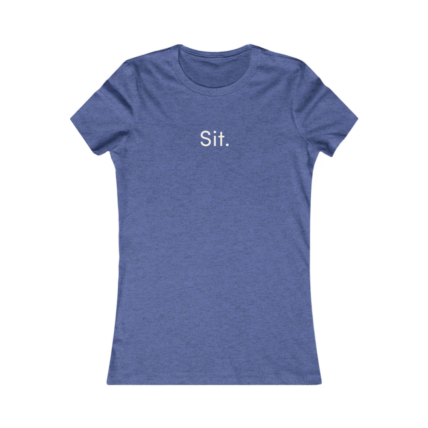 Dog Companion Energy Women's Tee — 'Sit' Graphic