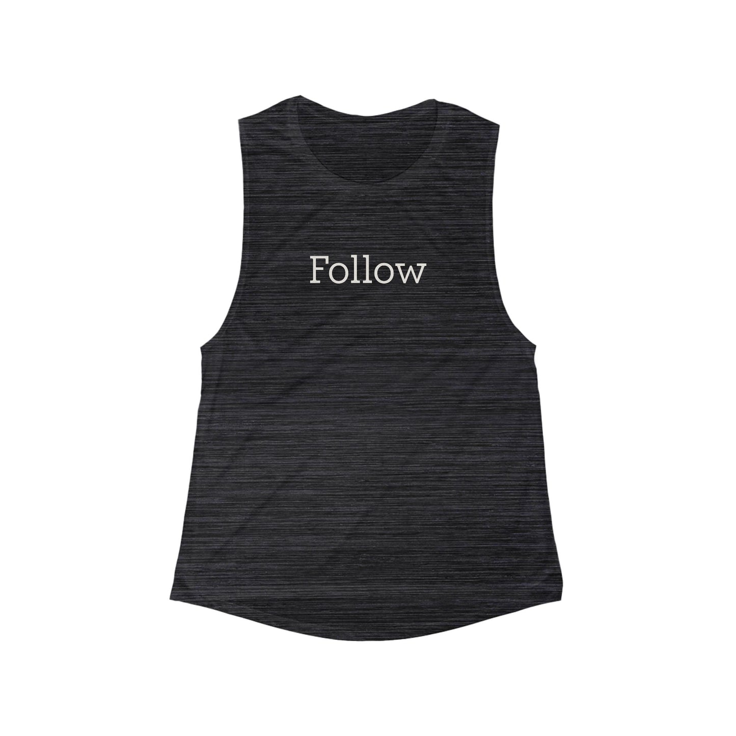 Follow Women’s Flowy Scoop Muscle Tank — Lightweight Casual Graphic Tank Top