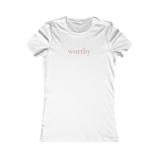 Worthy Women's Tee — Coastal-Inspired Casual Shirt