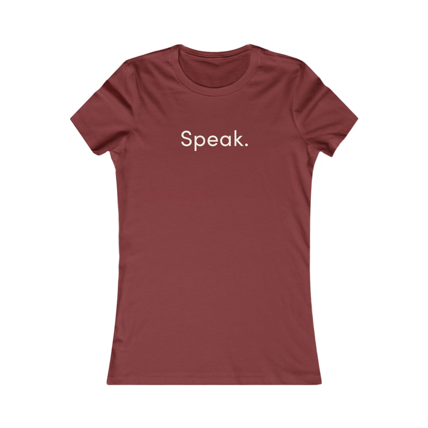 Dog Companion Energy Women's Tee — 'Speak' Graphic