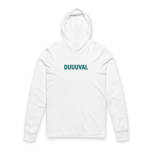 DUUUVAL Hooded Long-Sleeve Tee — Jacksonville Fan Pullover