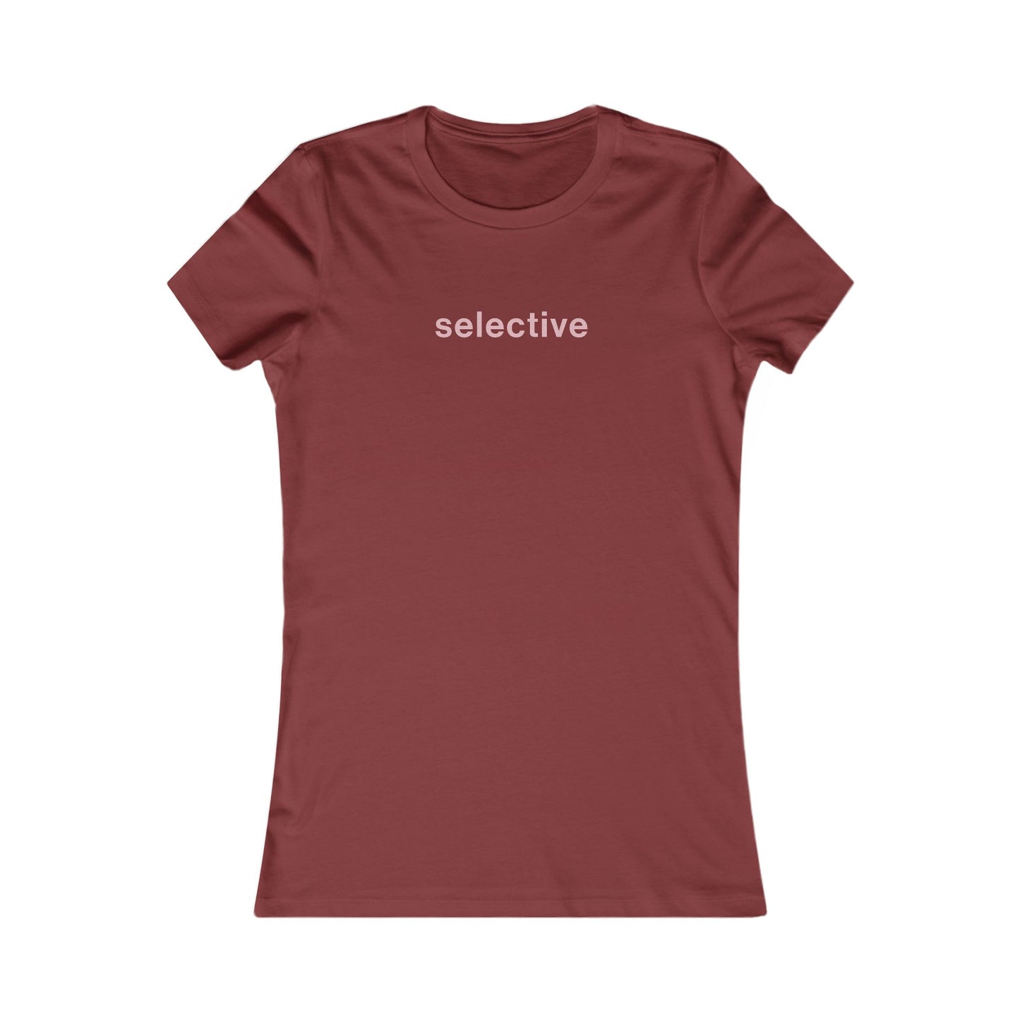 Selective Valentine’s Day Tee for Singles — Women's Casual Graphic T-Shirt