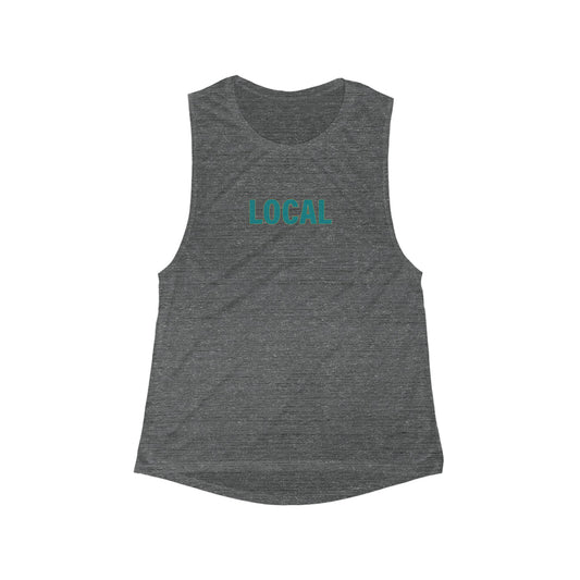 LOCAL Women's Flowy Scoop Muscle Tank — Jacksonville Collection