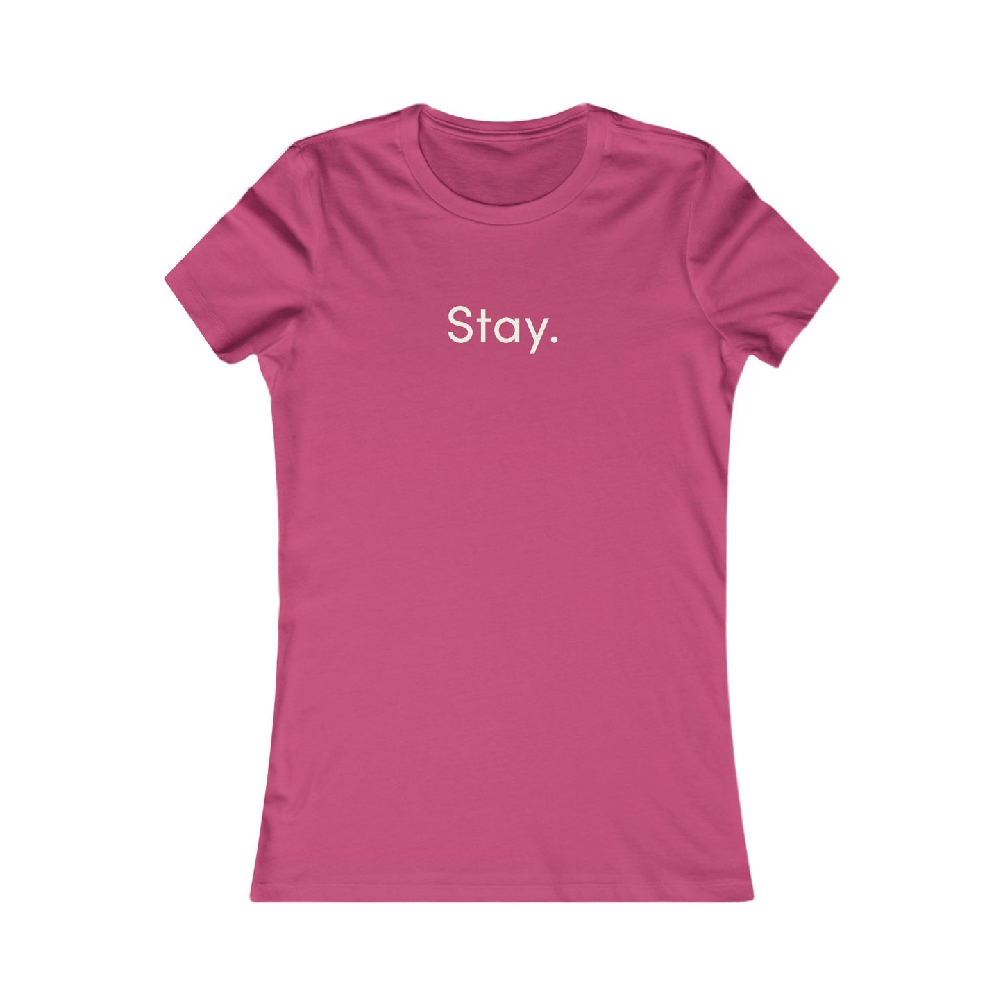 Dog Companion Energy Women's Tee — 'Stay' Graphic