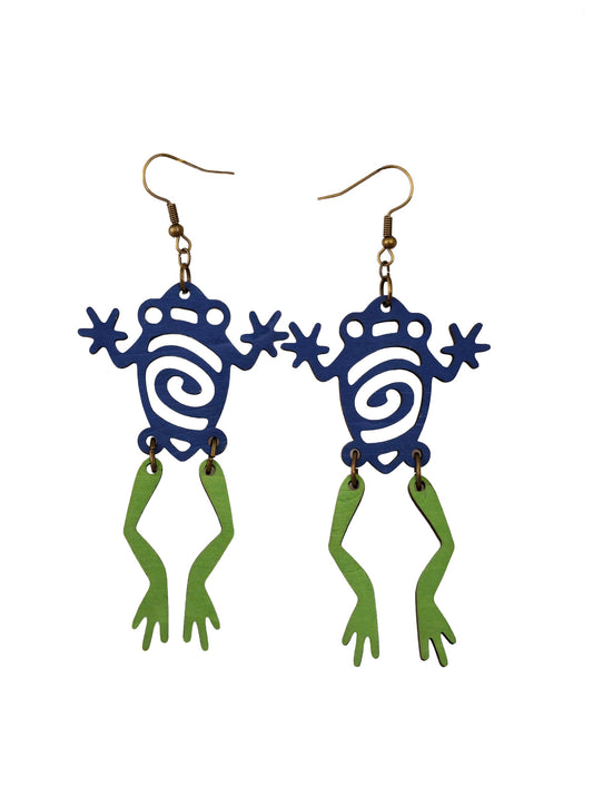 Frog Dangle Earring